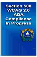 Section 508 WCAG 2.0 ADA Standards in Progress