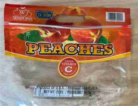 Packaged:  Wawona Peaches 2 lb.