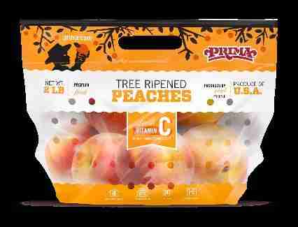 Package of Prima Peaches