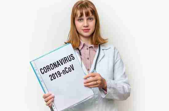 Doctor clipboard Coronavirus