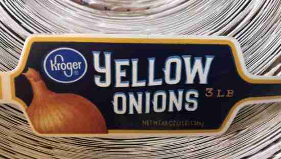 recalled Kroger Thomson onions