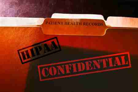 Patient health records folder